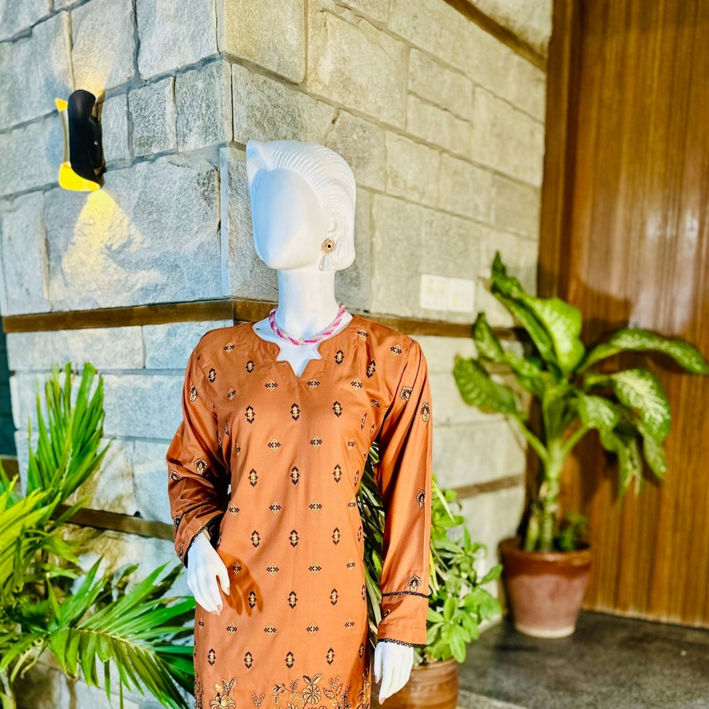 3-Piece Suit | Fancy Dhanak | Ready-made