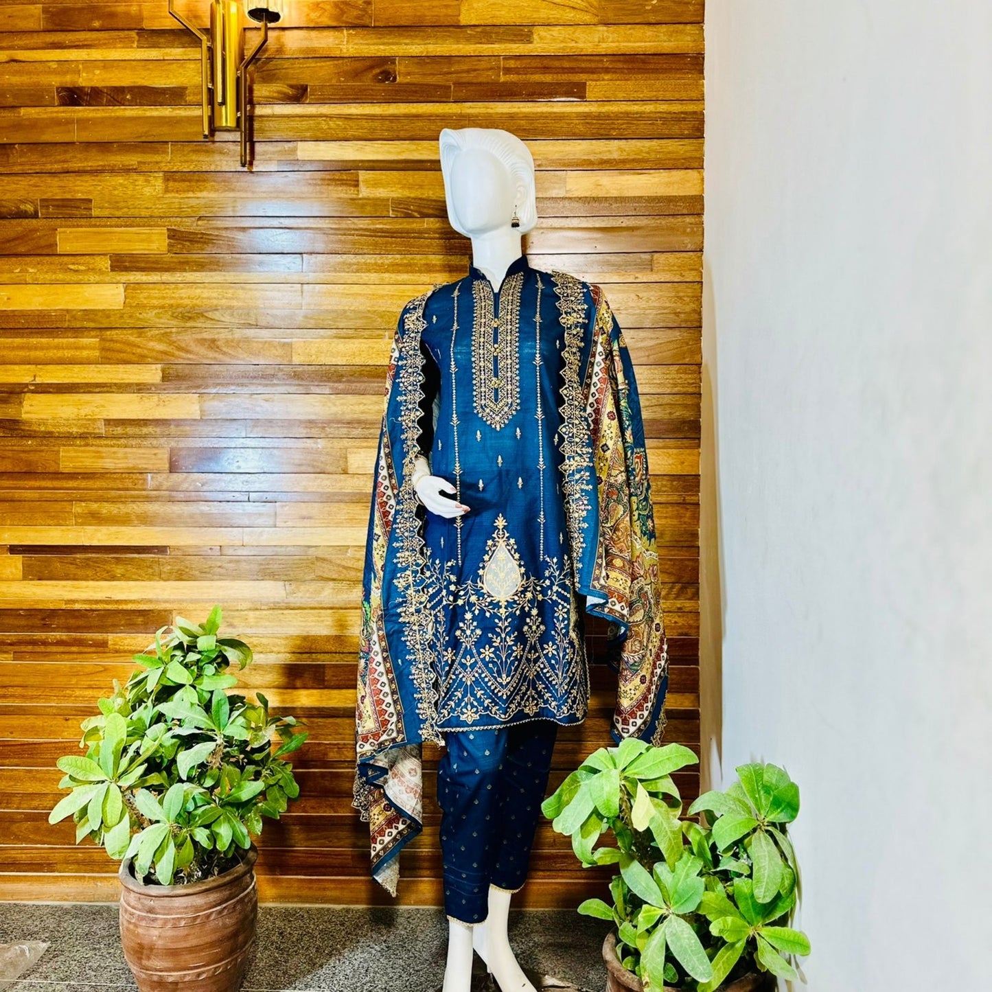 3-Piece suit | Fancy Khaddar | ready to wear