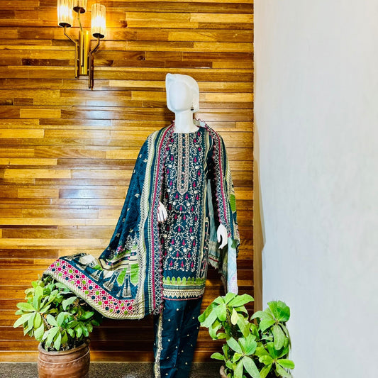3-Piece suit | Fancy Khaddar | ready to wear