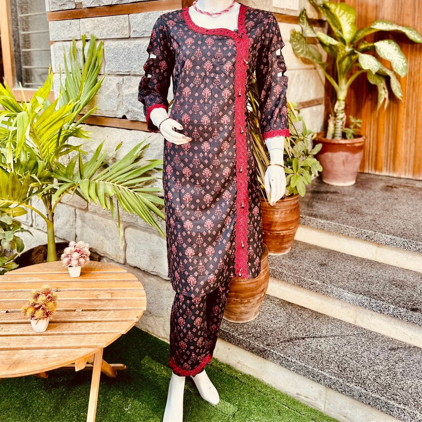 Stitched Digital Printed Dhanak |Three-Piece Suit | Multi-Season Party Wear
