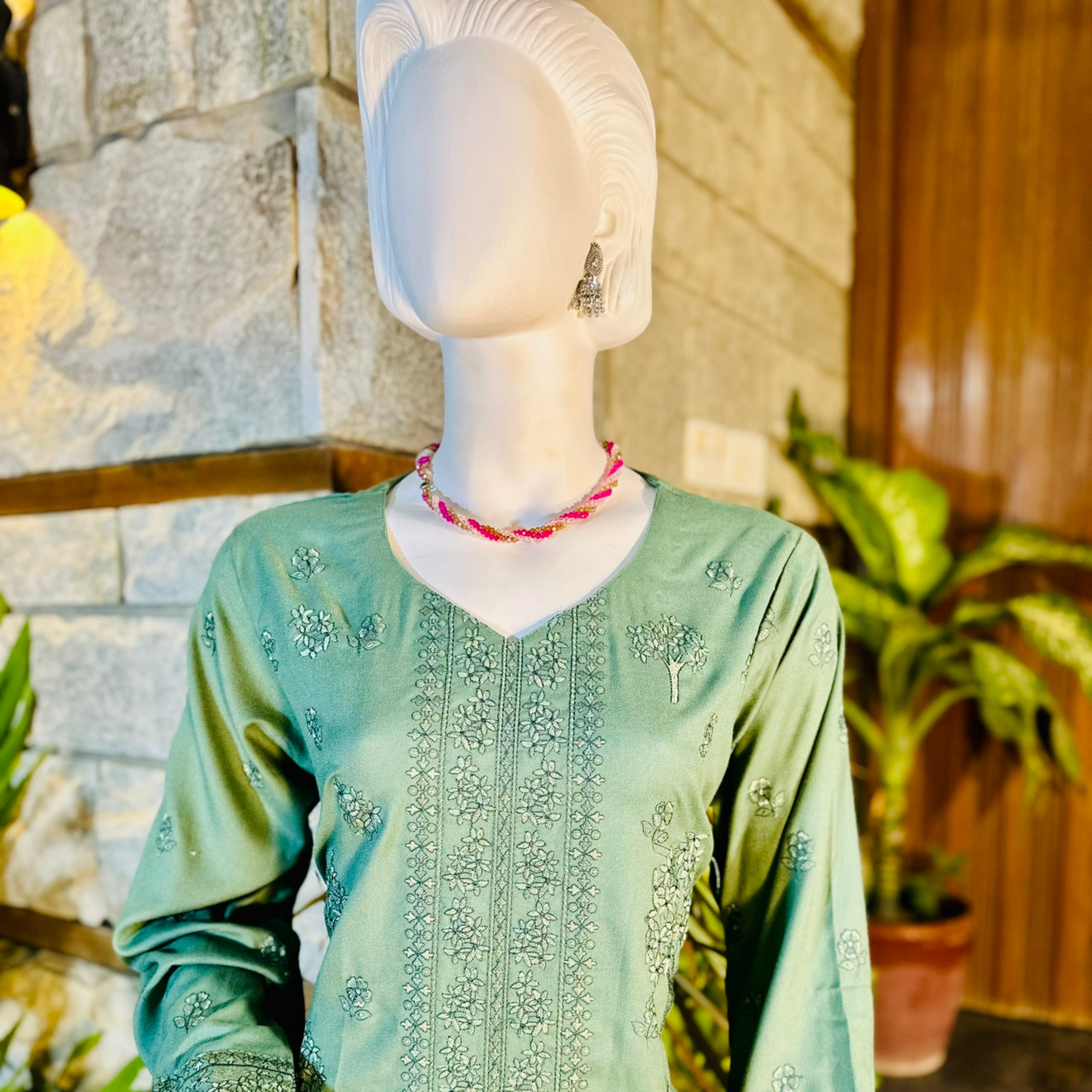 3-Piece Suit |Fancy Dhanak | Ready-made
