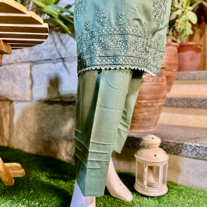 3-Piece Suit |Fancy Dhanak | Ready-made