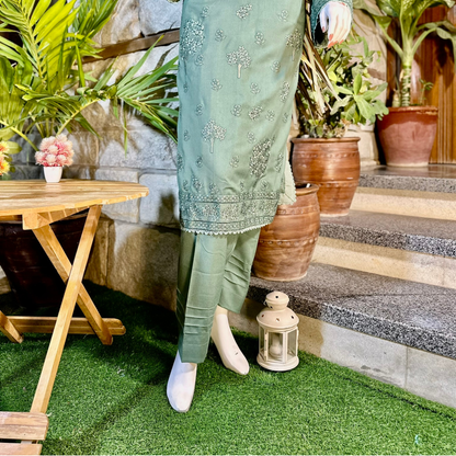 3-Piece Suit |Fancy Dhanak | Ready-made