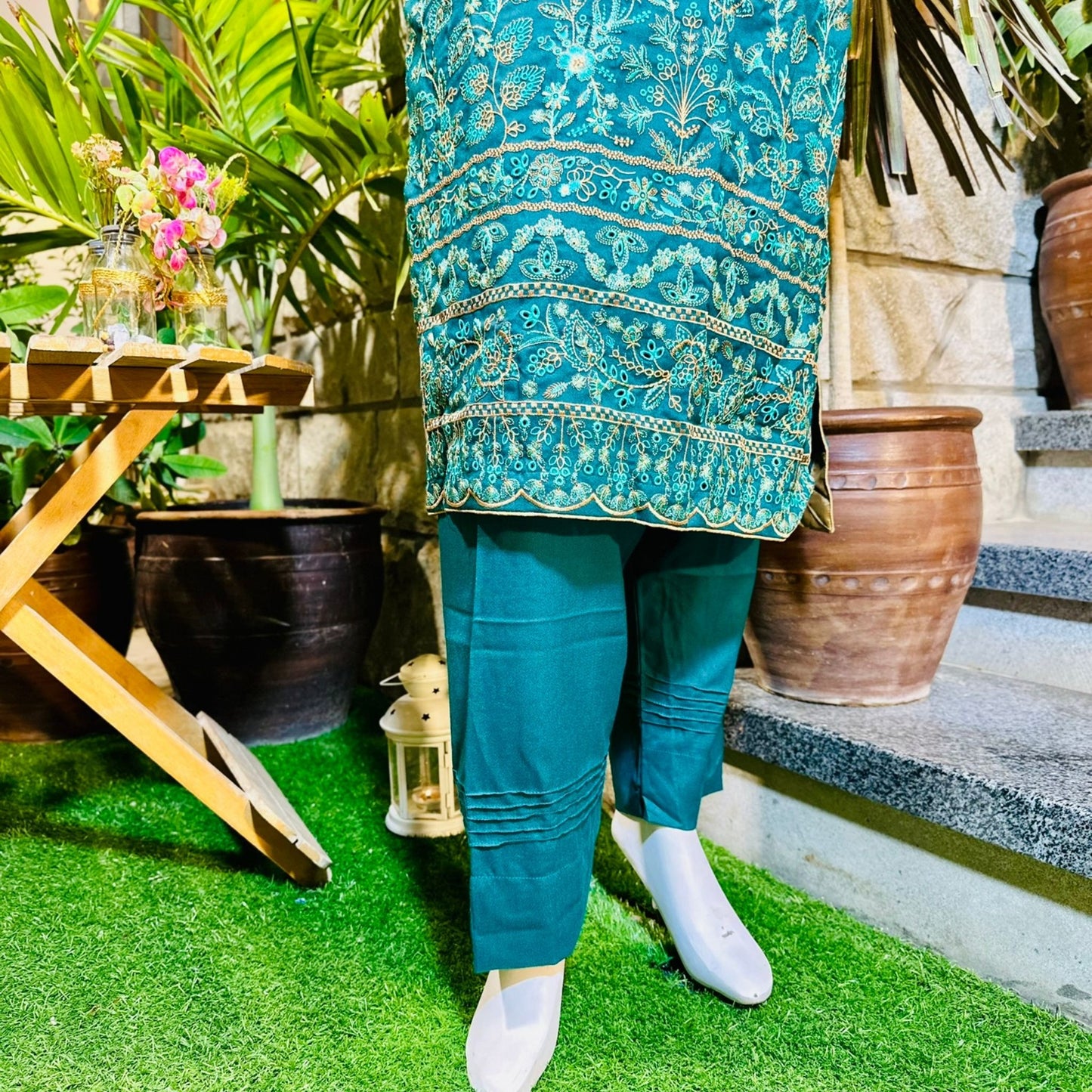 3-Piece Suit | Fancy Dhanak | Ready-made