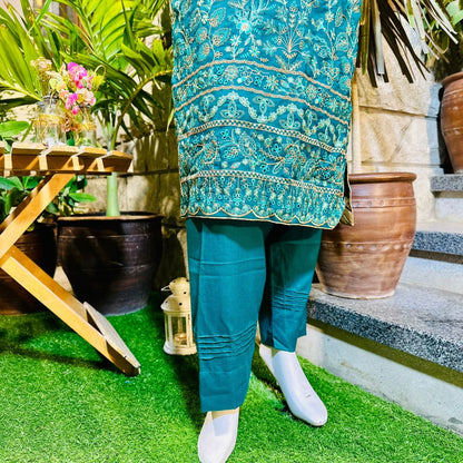 3-Piece Suit | Fancy Dhanak | Ready-made