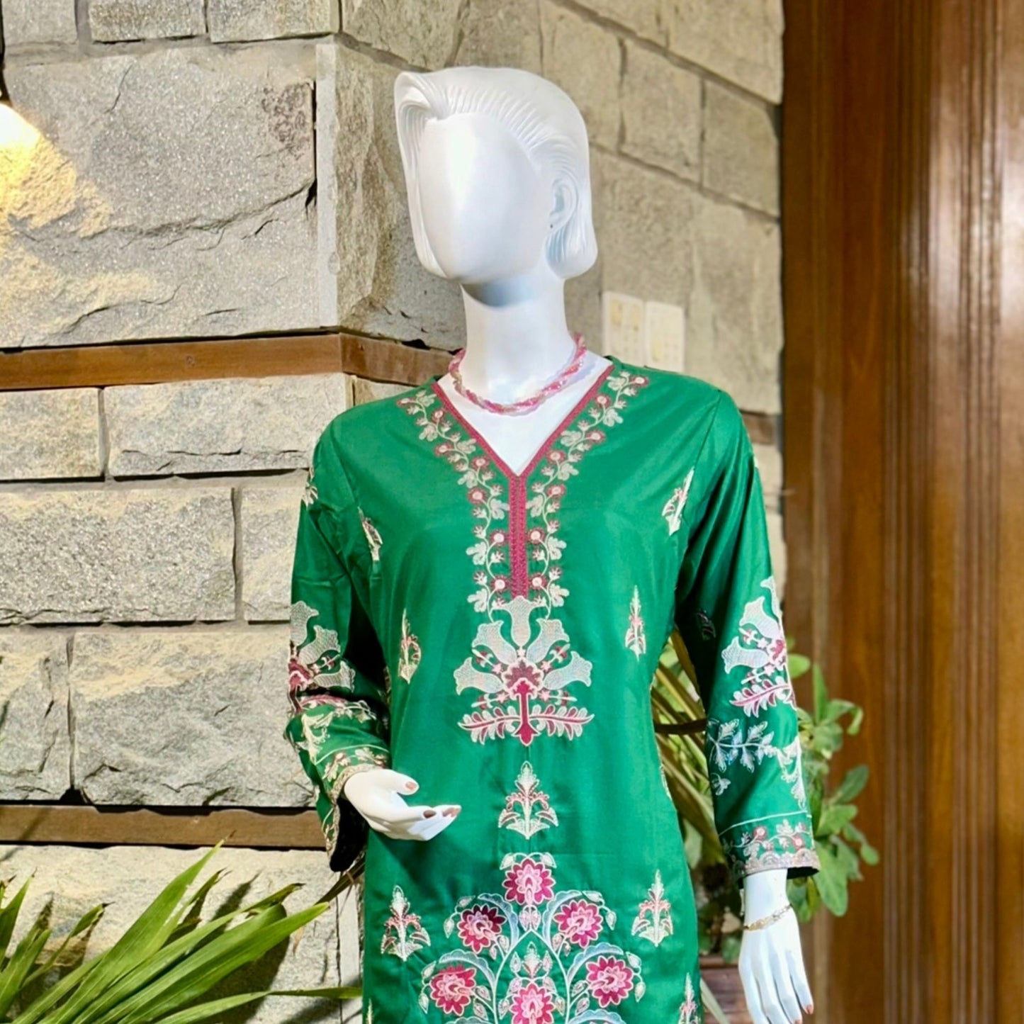 3-Piece Suit | Fancy Dhanak | Ready-made
