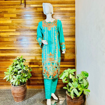 3-Piece suit | Fancy Khaddar | ready to wear