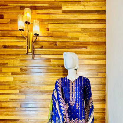 3-Piece suit | Fancy Khaddar | ready to wear