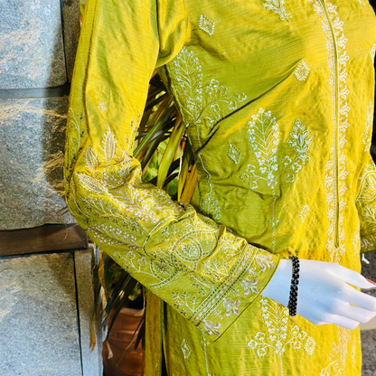 3-Piece Suit | Fancy Dhanak | Ready-made