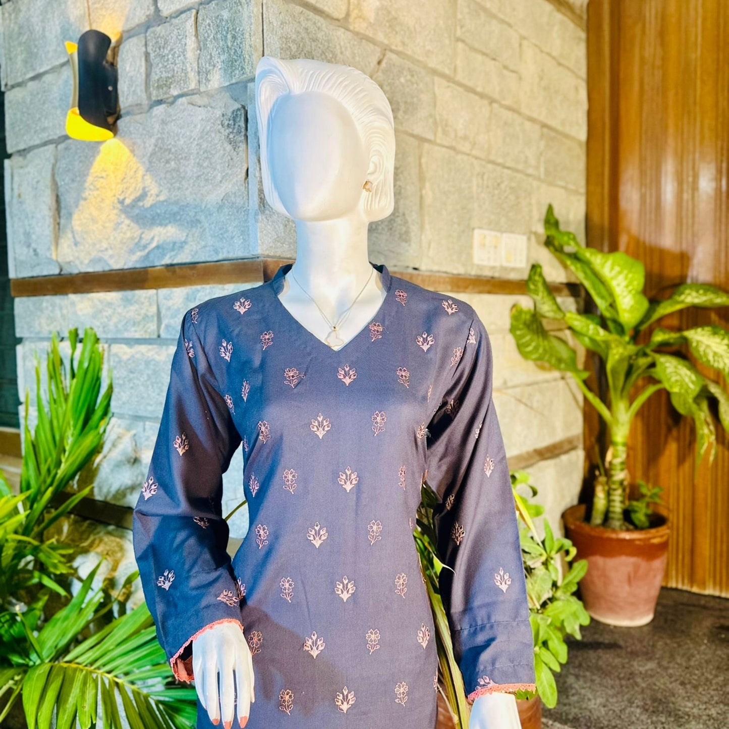 3-Piece Suit | Fancy Dhanak | Ready-made