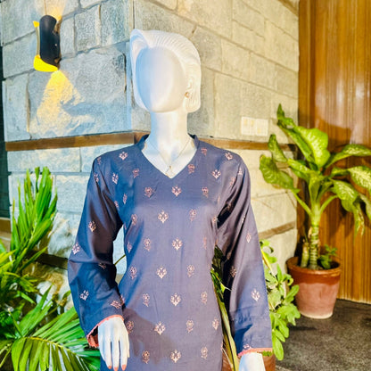 3-Piece Suit | Fancy Dhanak | Ready-made