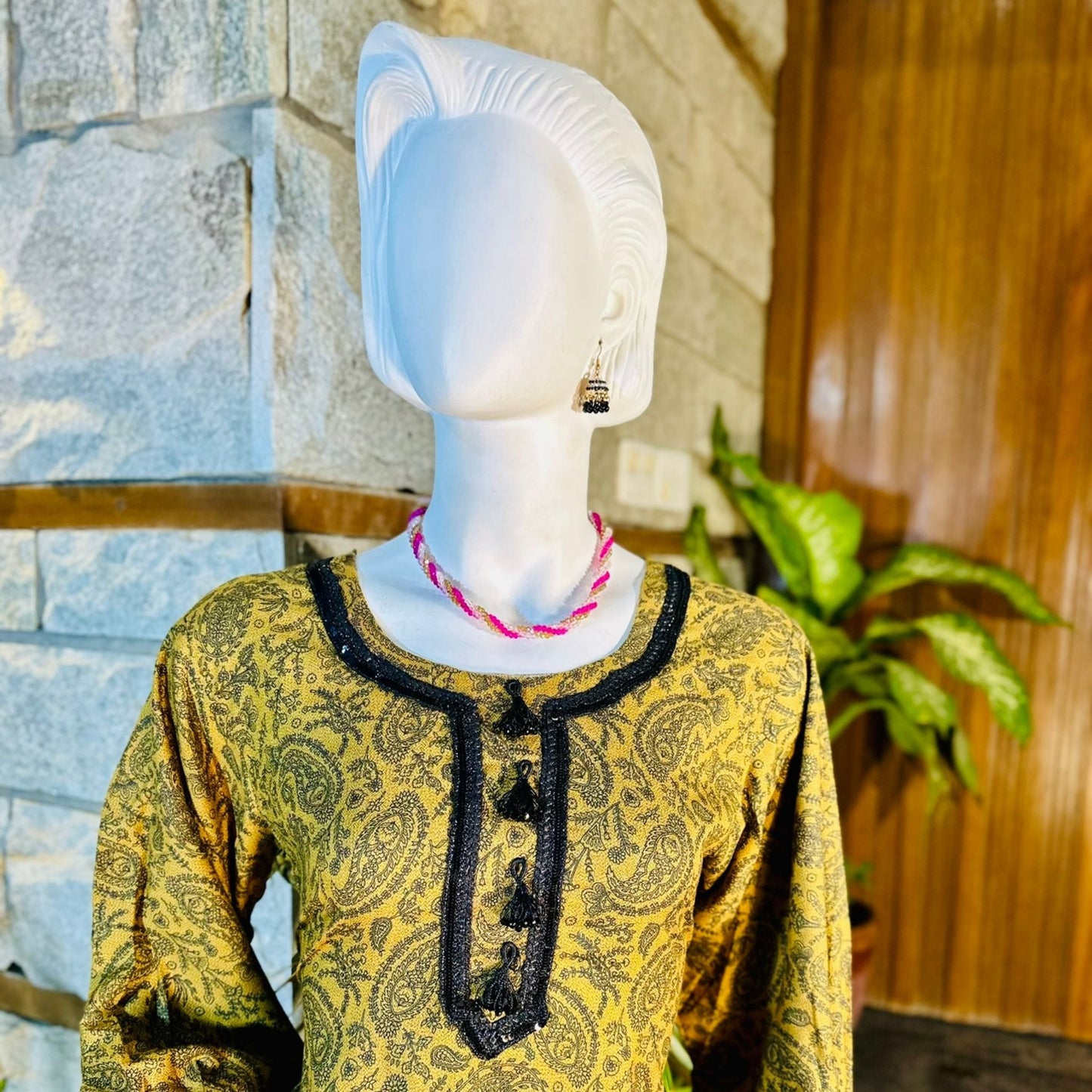 Stitched Digital Printed Dhanak | Three-Piece Suit | Multi-Season Party Wear