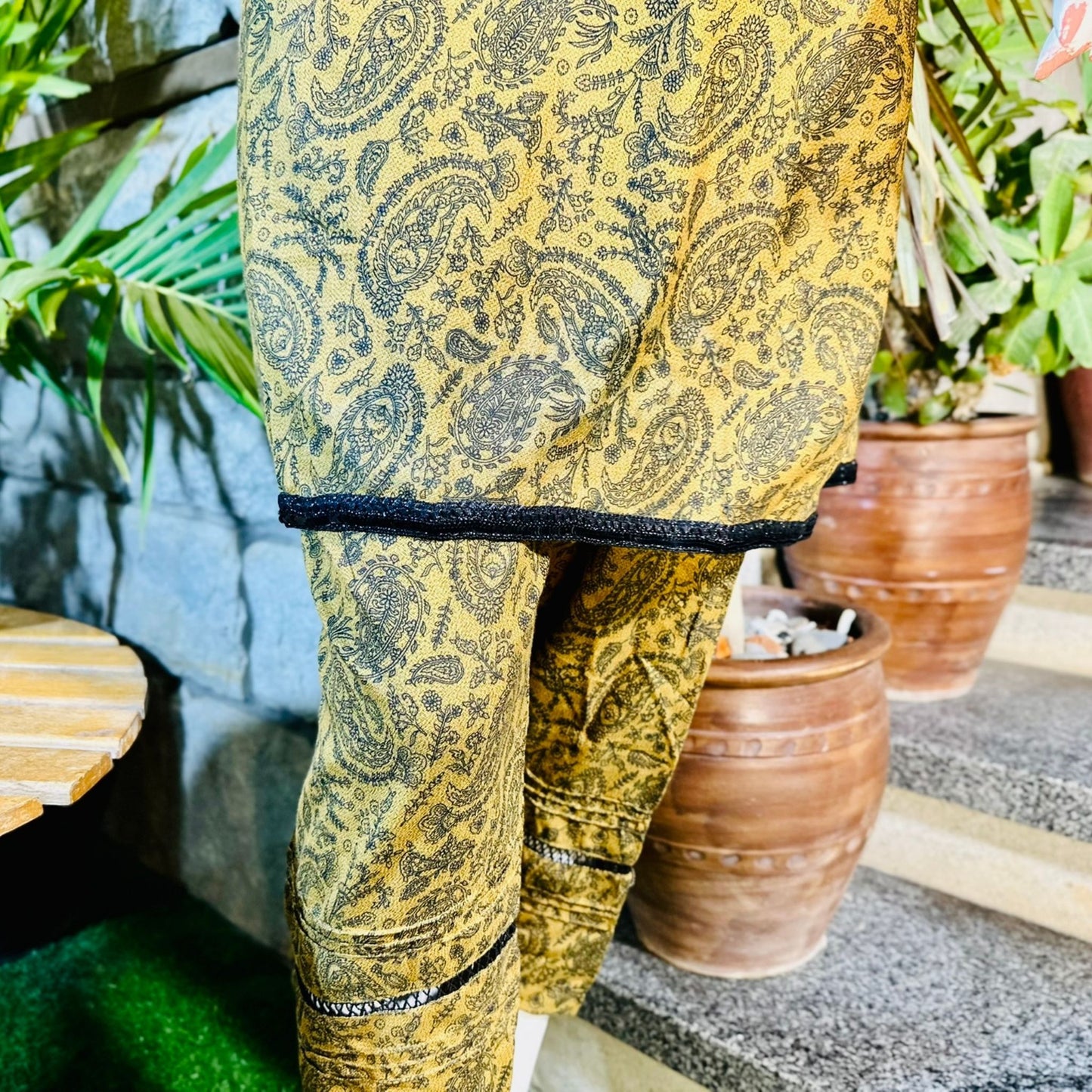 Stitched Digital Printed Dhanak | Three-Piece Suit | Multi-Season Party Wear