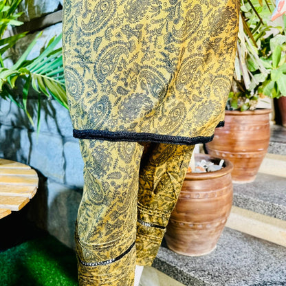 Stitched Digital Printed Dhanak | Three-Piece Suit | Multi-Season Party Wear