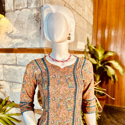 Stitched Digital Printed Dhanak |Three-Piece Suit | Multi-Season Party Wear