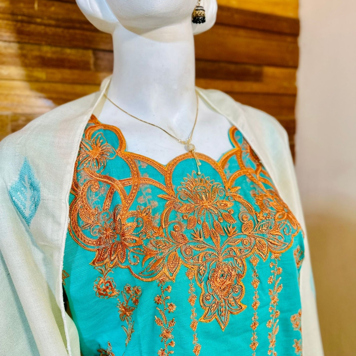 3-Piece suit | Fancy Khaddar | ready to wear