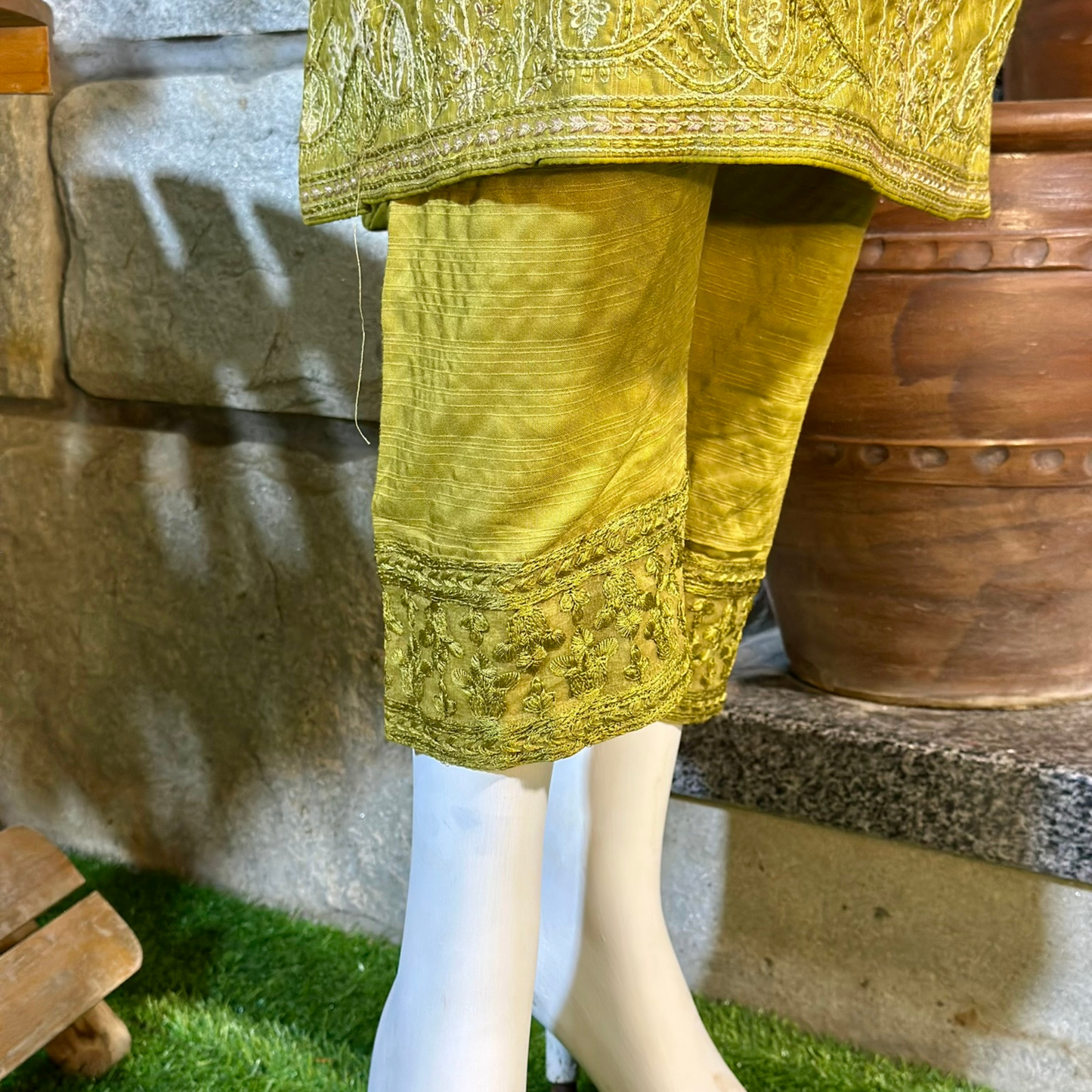 3-Piece Suit | Fancy Dhanak | Ready-made