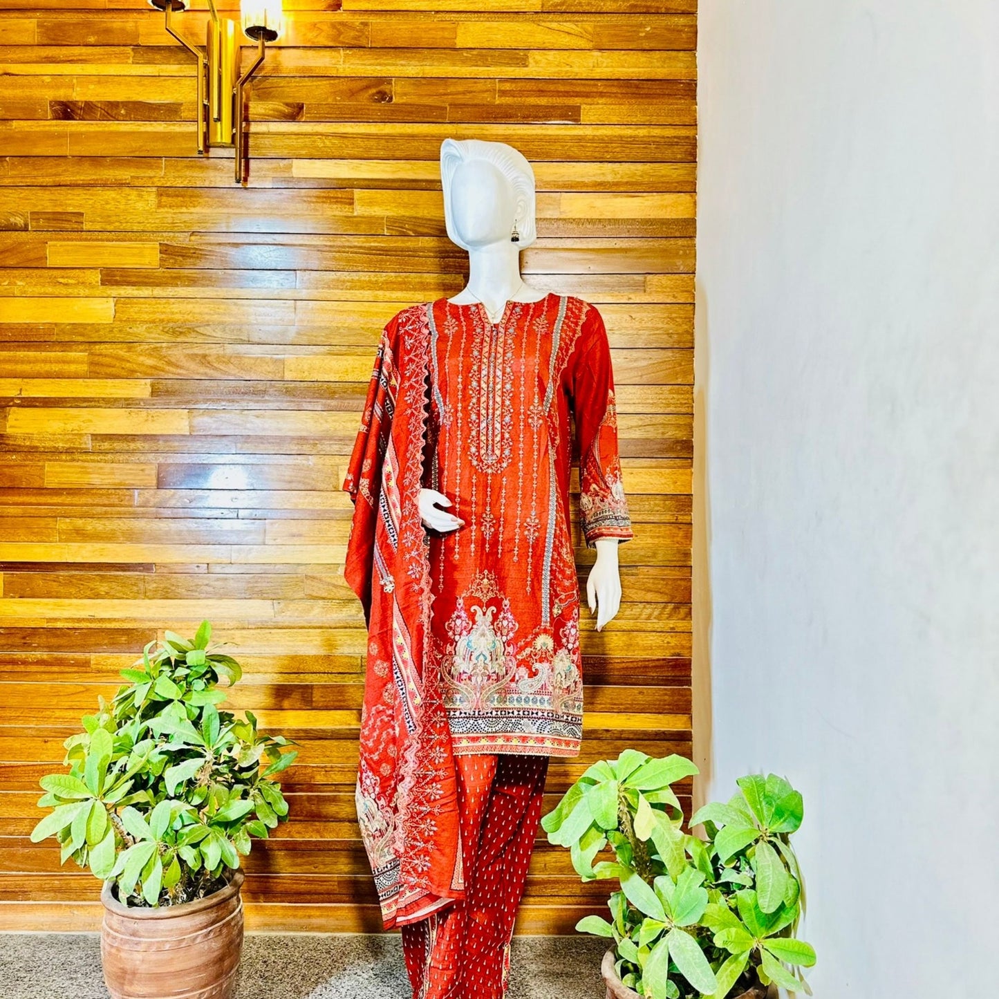 3-Piece suit | Fancy Khaddar | ready to wear